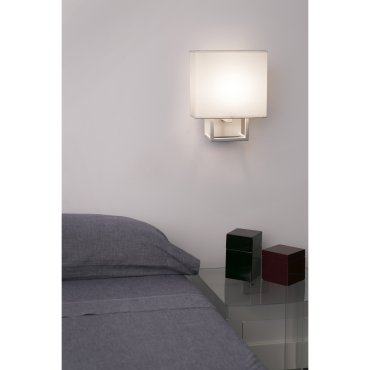 Faro Vesper - applique murale avec interrupteur - 22 x 15 x 26,5 cm - blanc et beige