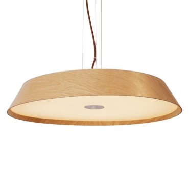 Maxlight Tamago - lampe suspendue - Ø 52 x 150 cm - 40W LED inclus - brun clair