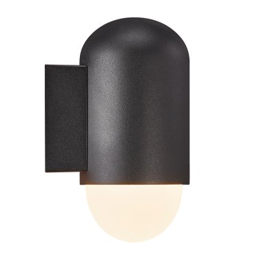 Nordlux Heka - applique murale extérieure - Ø 10,6 x 21,6 x 13,8 cm - IP54 - noir