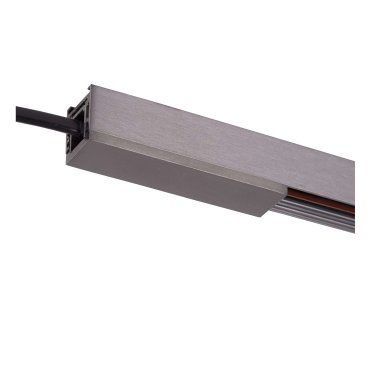 Lucide Linial - système de rails magnétiques - alimentation de départ - noir chrome mat