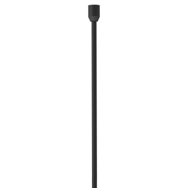 Nova Luce Sin - tube de connexion pour profilé magnétique Curve - Ø 2,3 x 70 cm - noir sable