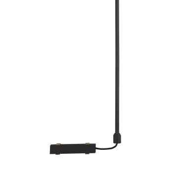Nova Luce Sin - tube de connexion pour profilé magnétique Curve - Ø 6 x 70 cm - noir sable