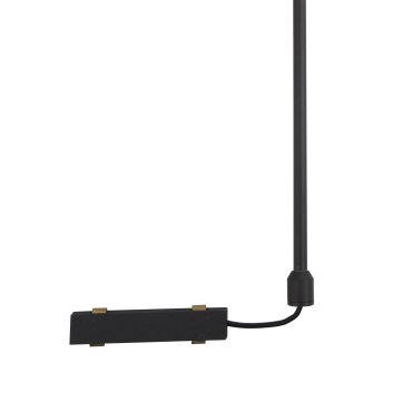 Nova Luce Sin - tube de connexion pour profilé magnétique Curve - Ø 6 x 37,3 cm - noir sable