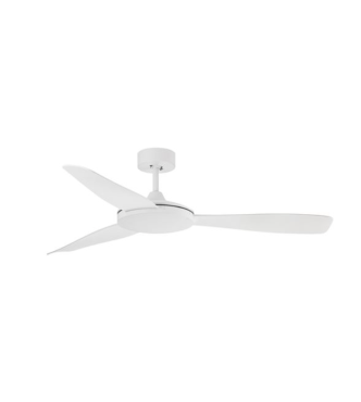 Nova Luce Blaire - Ventilateur de plafond avec télécommande - Ø 132 x 42 cm - 38W inclus - blanc