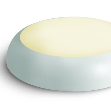 ONE Light - plafonnier d'extérieur - Ø 34 x 9,5 cm - 15W LED inclus - IP65 - blanc