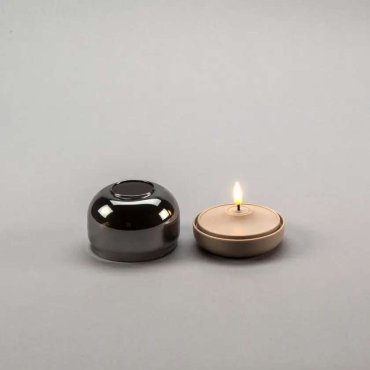 Konstsmide - bougie décorative sur piles - Ø 8,5 x 7,5 cm - beige
