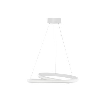 Nova Luce Malvi - lampe suspendue - Ø 55 x 120 cm - 32W LED inclus - blanc sable