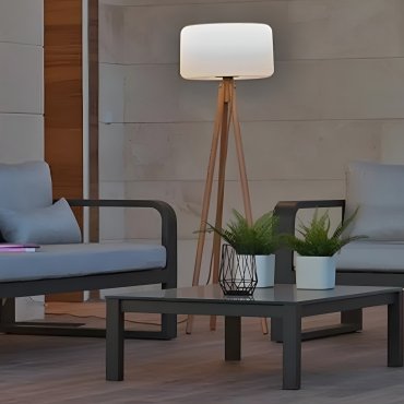 New Garden Chloe - lampadaire d'extérieur - Ø 45 x 140 cm - 7W LED dimmable inclus - IP65 - blanc