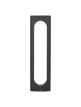 Nova Luce Portal - lampe de jardin - 17,8 x 65 x 6,9 cm - 14W LED inclus - IP54 - anthracite foncé