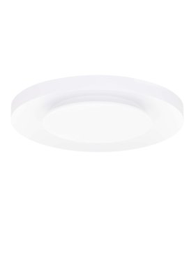 Nova Luce Pada - plafonnier - Ø 60 x 5 cm - 37W dimmable LED inclus - blanc sablé