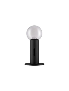 Nova Luce Chronos - lampe à poser - Ø 15 x 30 cm - 11W dimmable LED inclus - noir