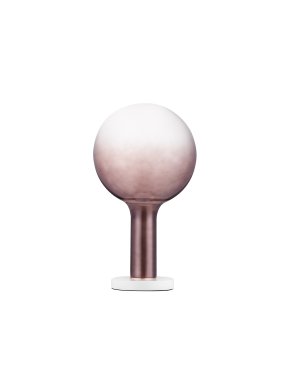 Nova Luce Nostos - lampe de table - Ø 20 x 35 cm - 3W dimmable LED inclus - brun et or