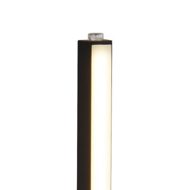 Searchlight Tribeca - lampe à poser - 10 x 8 x 50 cm - 7,8W LED inclus - noir et blanc mat