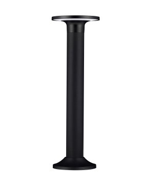 Nova Luce Tower - lampe de jardin -Ø 16 x 52 cm - 8W LED inclus - IP65 - noir sablé
