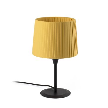 Faro Samba - lampe à poser - Ø 21,5 x 44,5 cm - jaune et noir
