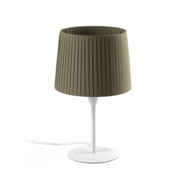 Faro Samba - lampe à poser - Ø 21,5 x 44,5 cm - vert et blanc