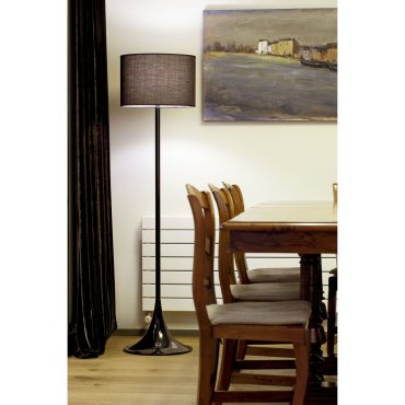 Faro Black - lampadaire - 149 cm - noir mat