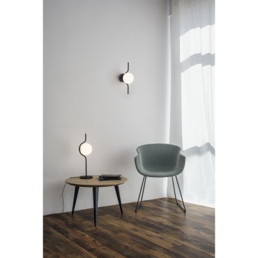 Faro Le Vita - applique murale - 14 x 19 x 40 cm - 6W LED inclus - noir mat