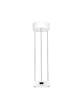 Nova Luce Afi - lampe suspendue - Ø 20 x 280 cm - 24W dimmable LED inclus - blanc