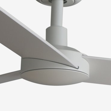 Faro Rudder L - ventilateur de plafond - Ø 132 cm - blanc mat et frêne