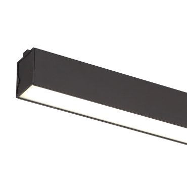 Maxlight Linear - plafonnier - 56 x 6 x 5 cm - 18W LED inclus - noir - couleur de lumière blanche