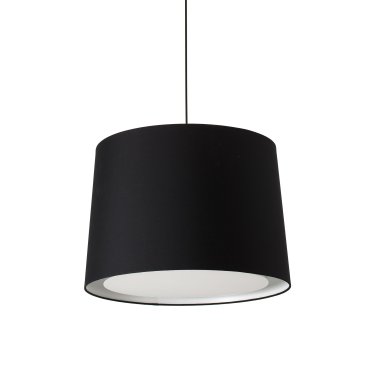 Faro Conga - lampe suspendue - Ø 40 x 30 cm - noir
