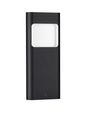Nova Luce Tall - lampe de jardin - 12,5 x 30 x 4 cm - 4W LED inclus - IP54 - noir sablé