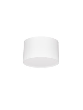 Nova Luce Marsa - plafonnier - Ø 11 x 6,5 cm - 10W LED inclus - blanc sablé