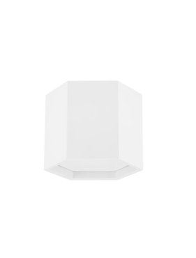 Nova Luce Samba - plafonnier - 25 x 20 cm - 10W LED inclus - blanc sable