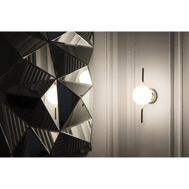 Faro Le Vita - applique murale - 14 x 19 x 40 cm - 6W LED inclus - or brillant