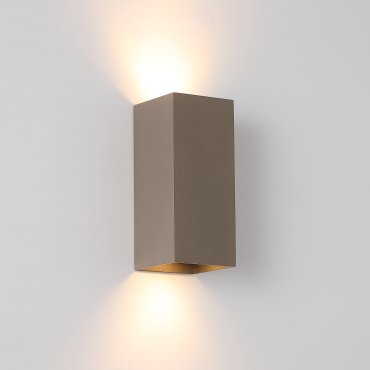 Searchlight Square - applique murale - 6,7 x 6,7 x 15,5 cm - beige