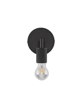 Nova Luce Royal - applique murale - 12 x 12 x 15,5 cm - noir