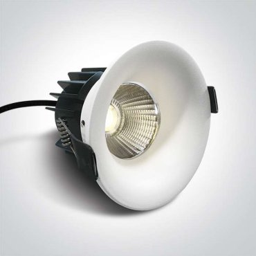 ONE Light Floating Ring Range - spot encastré - Ø 85 mm, 68mm encastré - 12W LED inclus - IP65 - blanc