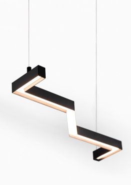 KLUS PDS-ZMG - Profilé LED pour un faisceau plus étroit - 1,66 x 2,2 cm - noir