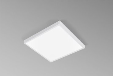 Century Italia P-Quadro Advance - plafonnier - 59,5 x 59,5 x 1 cm - 40W LED inclus - IP40 - blanc