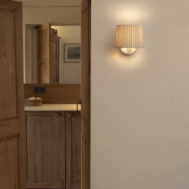 Faro Samba - applique murale - 21,5 x 19 x 17,3 cm - blanc et beige
