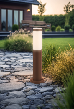 Century Italia Bamboo - lampe de jardin - Ø7,6 x 45 cm - IP54 - marron