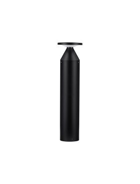 Nova Luce Neve - lampe de jardin - Ø 13 x 50 cm - 11W LED inclus - IP65 - noir sablé