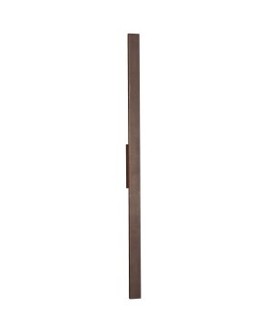 Nova Luce Doul - applique murale extérieure - 5,3 x 121 x 6 cm - 20W LED inclus - IP65 - corten
