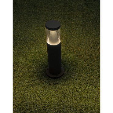 Nova Luce Rock - lampe de jardin - Ø 9 x 43 cm - 10W LED inclus - IP65 - noir sable