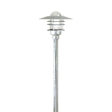Nordlux Agger - lampe de jardin - Ø 26 x 83 cm - IP54 - acier galvanisé