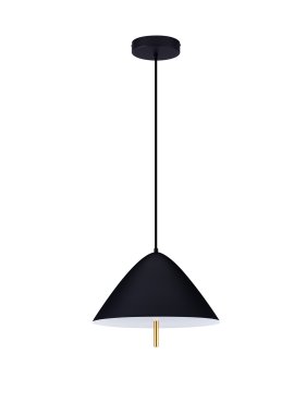 Nova Luce Oros - lampe suspendue - Ø 40 x 150 cm - 17W LED inclus - noir sablé
