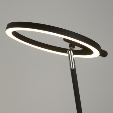Searchlight Space - lampe à poser - Ø 20 x 49 cm - 10W LED inclus - noir