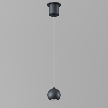 Artdelight Miami - suspension - Ø 10 x 218 cm - 10W dimmable LED inclus - noir