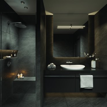Maxlight Longbeam - lumière miroir - 90 x 7,5 x 7,5 cm - 9W LED inclus - IP54 - blanc