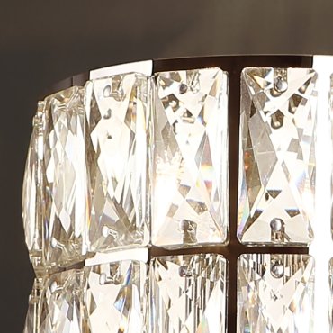 Maxlight Diamante - applique murale - 16 x 9 x 12 cm - chrome
