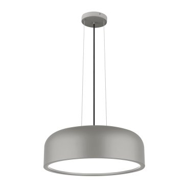 MODÈLE D’EXPOSITION - Nova Luce Perleto - lampe suspendue - Ø 48 x 133 cm - gris