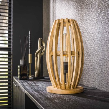 Vico Orbit - lampe à poser - Ø 20 x 38 cm - brun