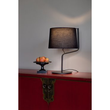 Faro Berni - lampe à poser - Ø 31 x 45 cm - noir mat