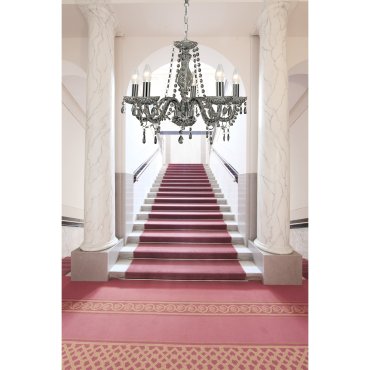 Searchlight Marie Therese - lustre - Ø 55 x 93 cm - gris